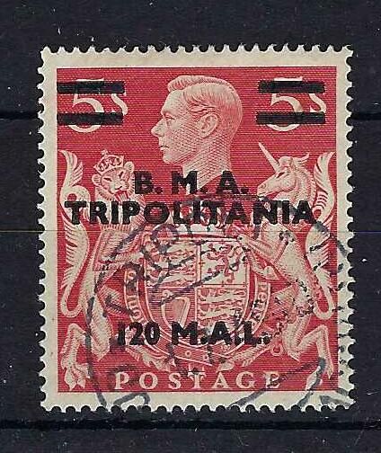 Image of BOFIC ~ Tripolitania SG T12 FU British Commonwealth Stamp